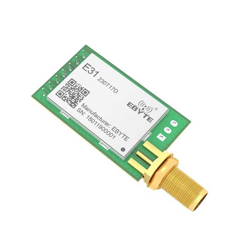 E31 230T17D AX5043 с сильным проникновением UART 230 МГц 50 мВт SMA антенна IoT uhf беспроводной