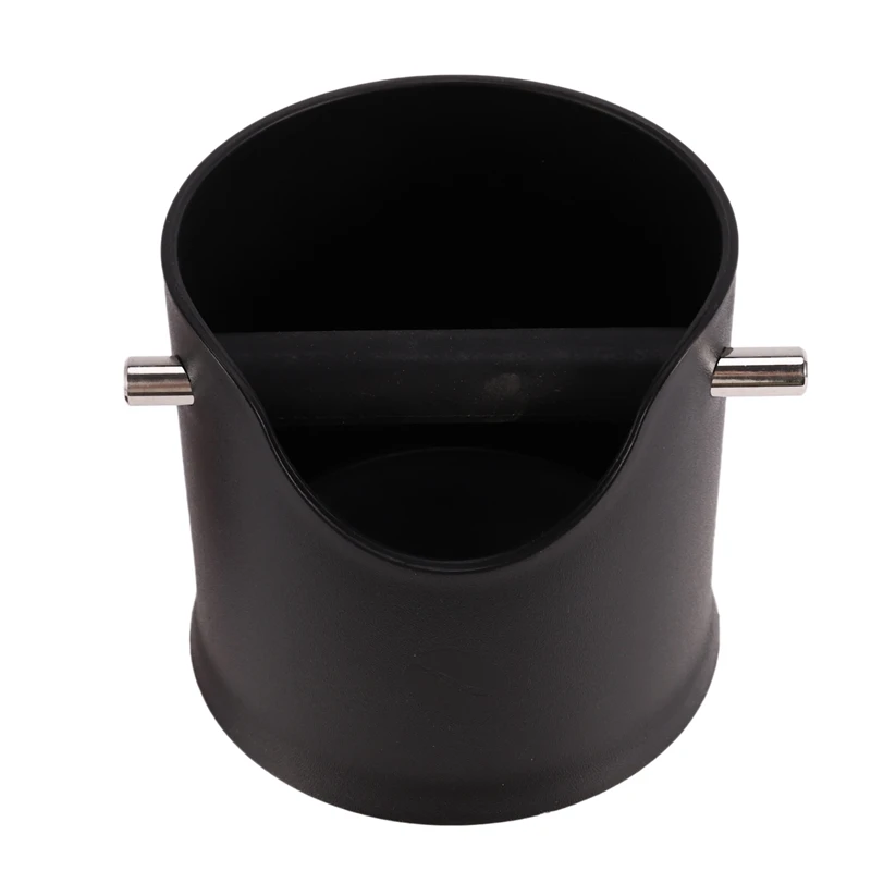 

Coffee Knock Box Stainless Steel/ABS Espresso Grounds Waste Bin for Barista Cafe Residue Container Accessories
