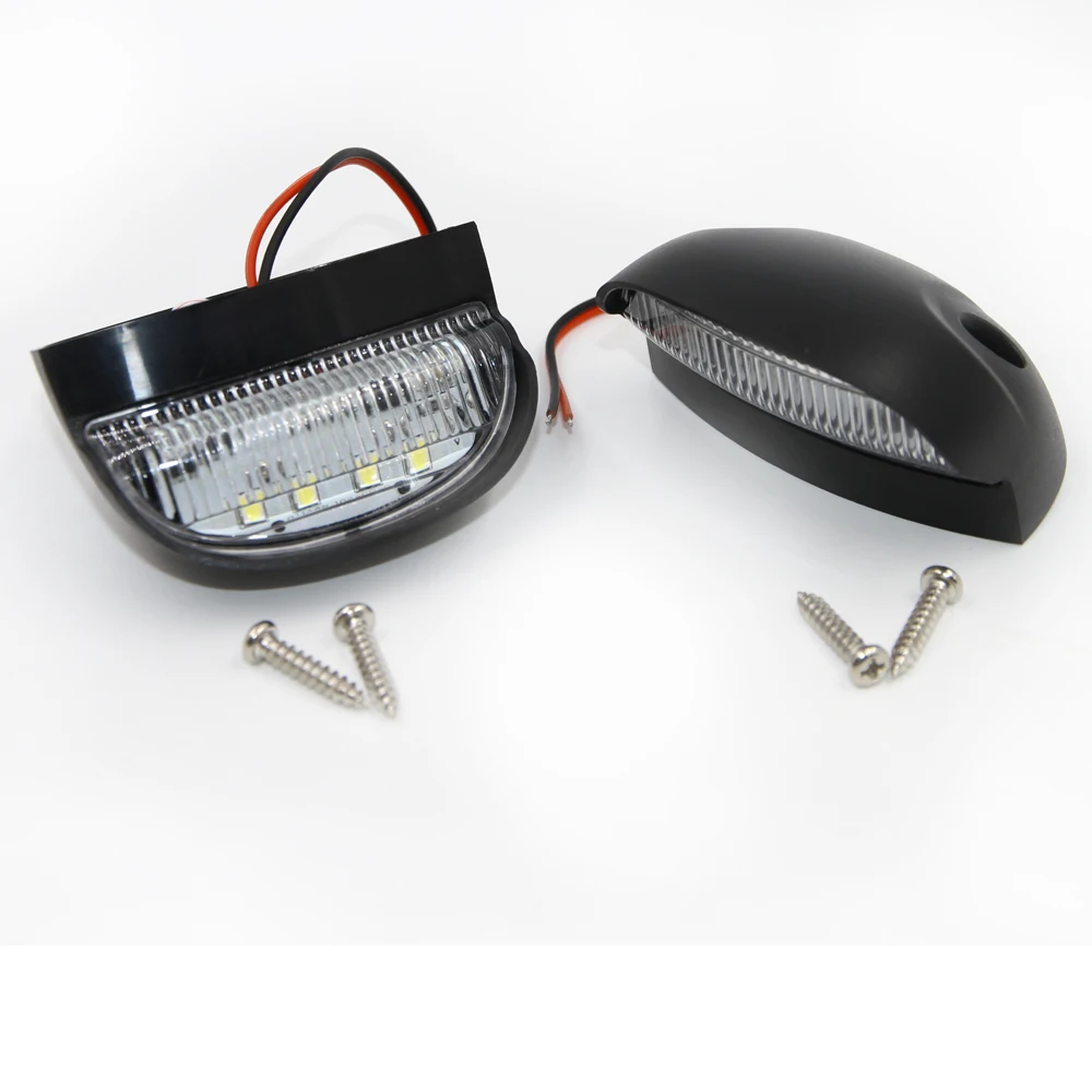 

Задний светодиодный номерной знак с номером, лампа для заднего фсветильник для авто, автобуса, прицепа, багажника, фургона, лодки, домов на колесах, внедорожника, 2 шт.