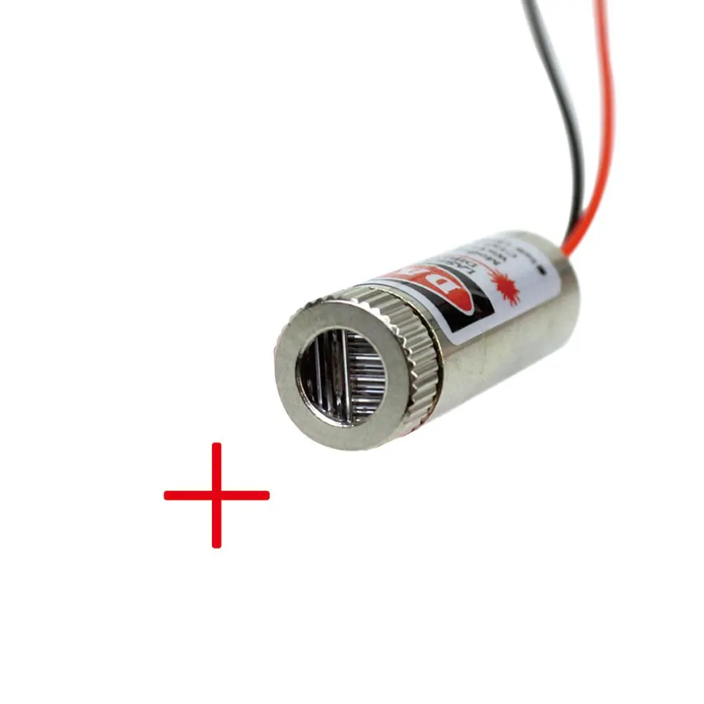 650nm 5mw Red Dot /Cross Laser Module Head Glass Lens Can Focus On Industrial Grade Focus Adjustment Laser Head