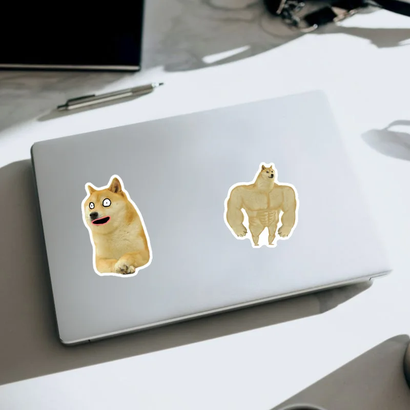 10/30/50Pcs Buff Doge Stickers Waterproof Decal Laptop Motorcycle Luggage Snowboard Fridge Car Pegatinas