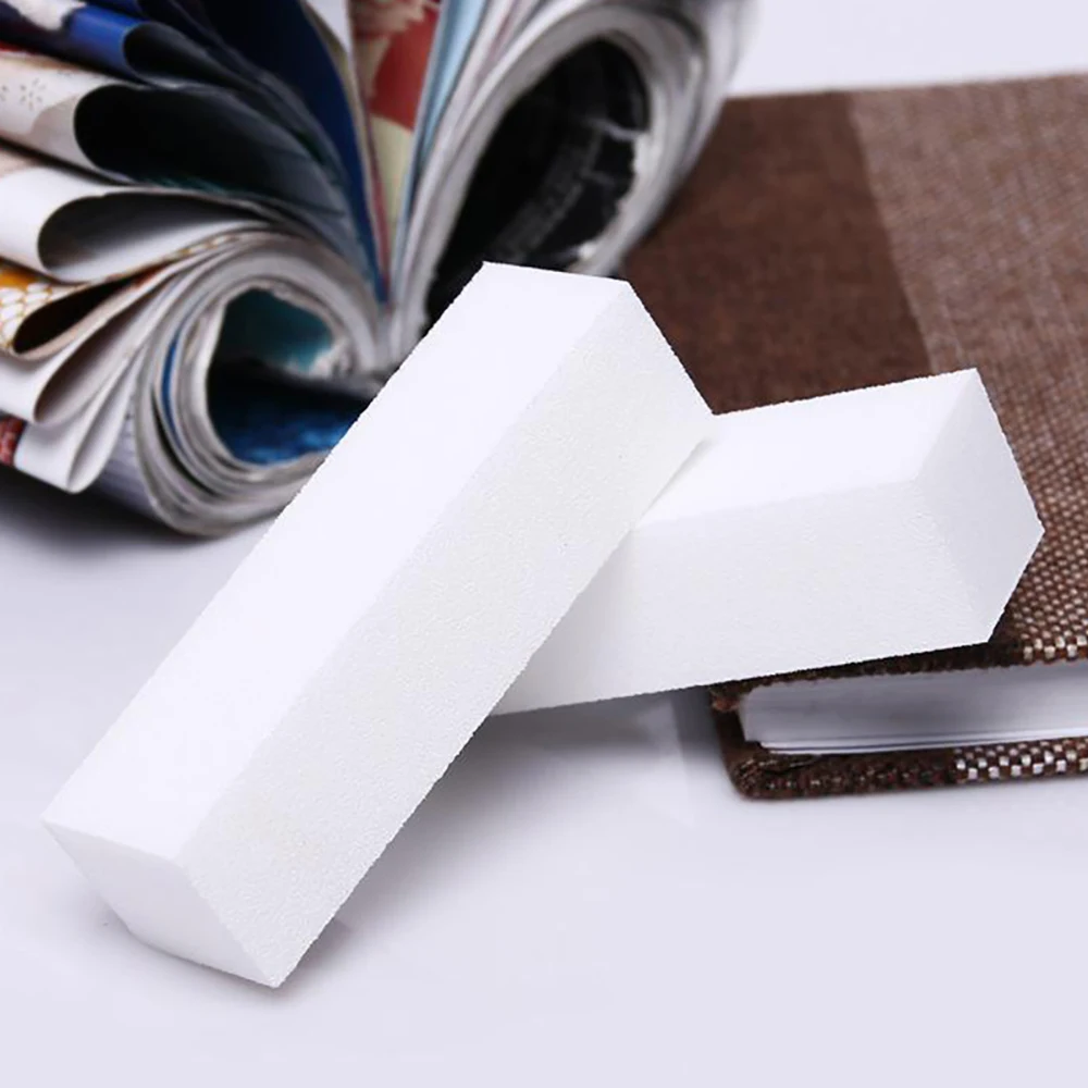 1pcs 6colors for UV Gel White Nail File Buffer Block Polish Manicure Form Nail Buffers File Pedicure Sanding Nail Art Tool