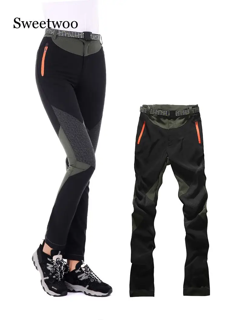 SWEETWOO New Women's Pants Summer Elastic Breathable Quick Dry Hiking Trousers Outdoor Camping Trekking Sport Female Pants Thin