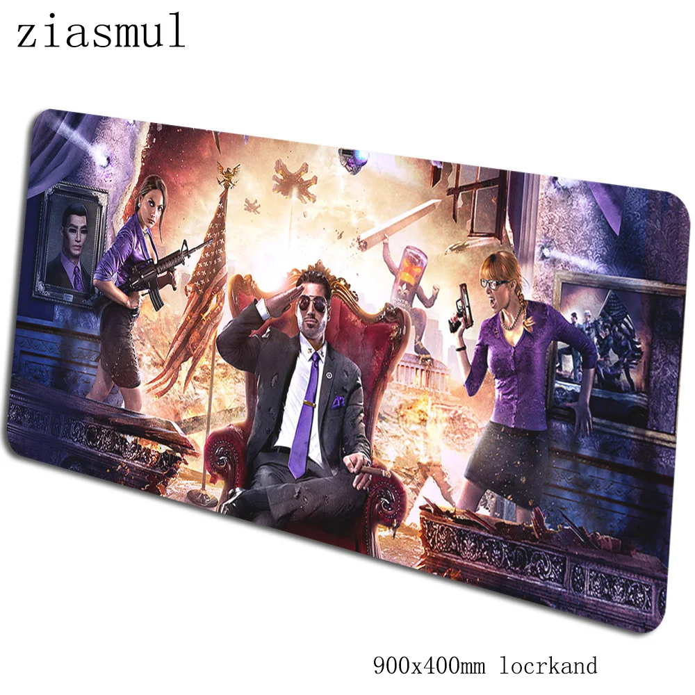 Saints row коврик для мыши esports компьютерный геймер Коврик для мыши 900x400x3 мм коврик для мыши с закрытыми краями эргономичный гаджет офисный Настольный коврик - Цвет: pattern 10