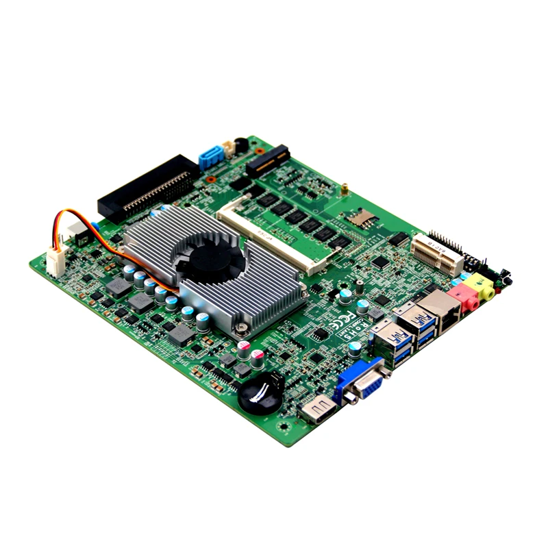 Intel 5th Mobile Broadwell-U Промышленная материнская плата DDR3L DC12-19V 17*19 см