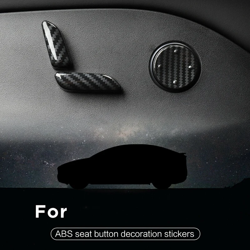 Декоративные наклейки из углеродного волокна ABS для Tesla модель X