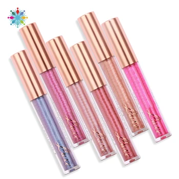 

6 Colors Waterproof Matte Lipstick Chameleon Shimmer Lip Gloss Metal Style Lip Gloss Liquid Lipstick