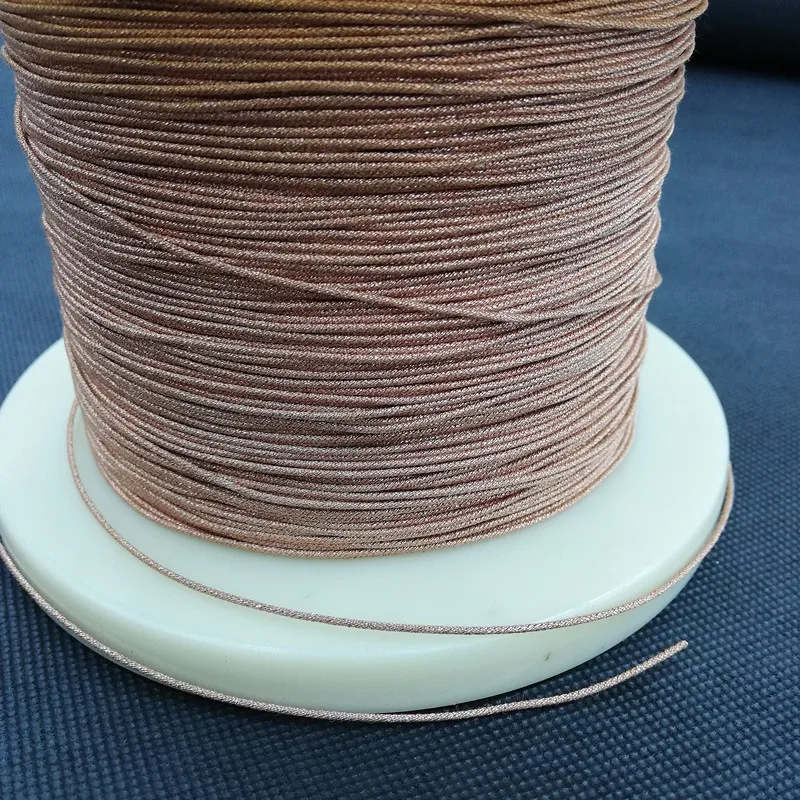 Speaker Lead Wire Braided Twisted Copper Cable Gold 10m/20m 8/12/16/24 Strands DIY For 5"-15"Inch Subwoofer
