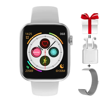 

Smarwatch+Strap+Earphone/Set IP68 Waterproof Bluetooth Call Smart watch ECG Heart Rate Monitor 12 Watch Faces Clock VS W34 B57