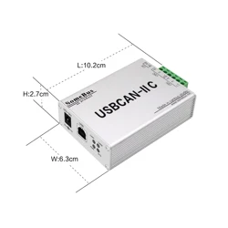 Wonfo – adaptateur de Bus de réservoir Usb, soins fins, Interface de deux canaux de Bus Can avec Terminal à 6 broches, analyseur de Bus Can 