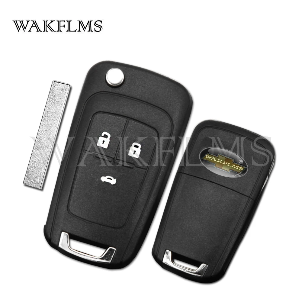 3 Button Remote Car Key 315MHz 433MHz For Chevrolet with PCF7952 Chip Smart System