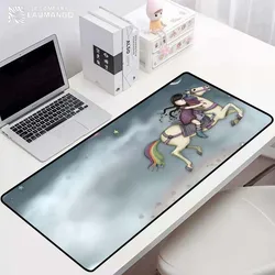 Santoro gorjuss acessórios de jogos tapete de borracha mouse tapete computador mousepad gamer tapete almofada quente pc tapetes mausepad teclado anime