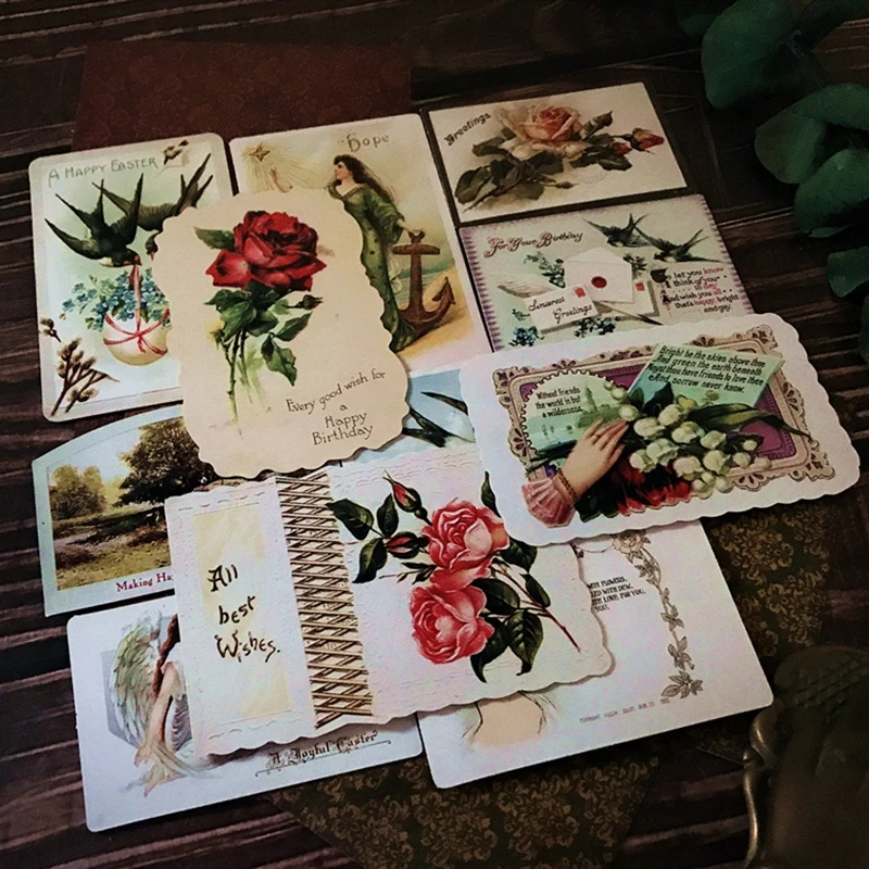 Американский Сад Цветок Птица TN толстая карта ремесло бумага Junkjournal DIY