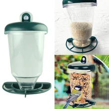 Distributeur automatique de nourriture pour oiseaux, ventouse suspendue transparente, mangeoire pour oiseaux sauvages, perche