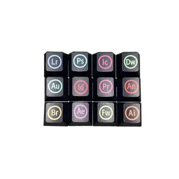 

Color Diy PBT Keycaps R4 Cherry MX keyboard mechanical switch Keycap to buy a free 5 superficies Dye Sub keycap esc