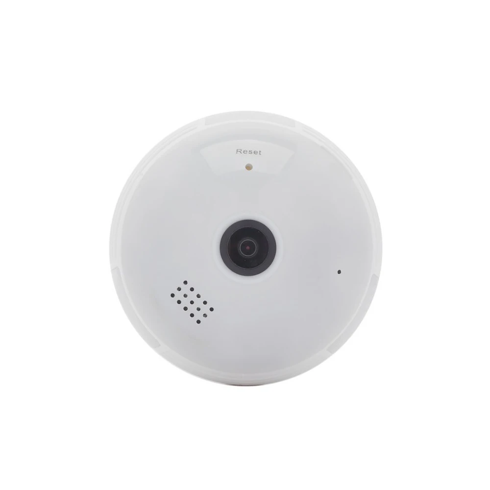 360 Degree Wireless IP Bulb Camera 1080P E27 Bulb Lamp Panoramic FishEye Smart Home Monitor Alarm CCTV WiFi Security Camera