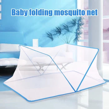 

Newly Baby Folding Mosquito Net for Children Toddlers Portable Breathable Without Bottom Free Installation VA88