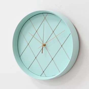 

INS Hot Top design Wall Clock Silent Nordic Style Wall Watch Living Room Home Decoration Fashion Hanging Wall Watches 12 Inch