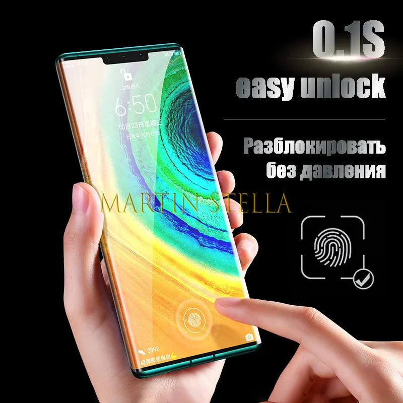 Закаленное стекло 9D с полным покрытием для Huawei Mate 30 Pro 20 Lite пленка экрана P20 P30 P40 Plus