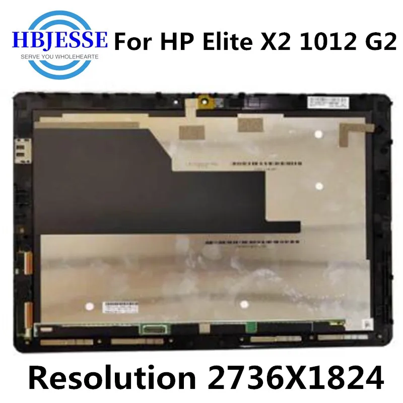 ЖК-дисплей с тачскрином в сборе 12 3 дюйма для HP Elite X2 1012 G2 LTL123YL01-H02 LP123WQ1 SP C1 2736 × 1824