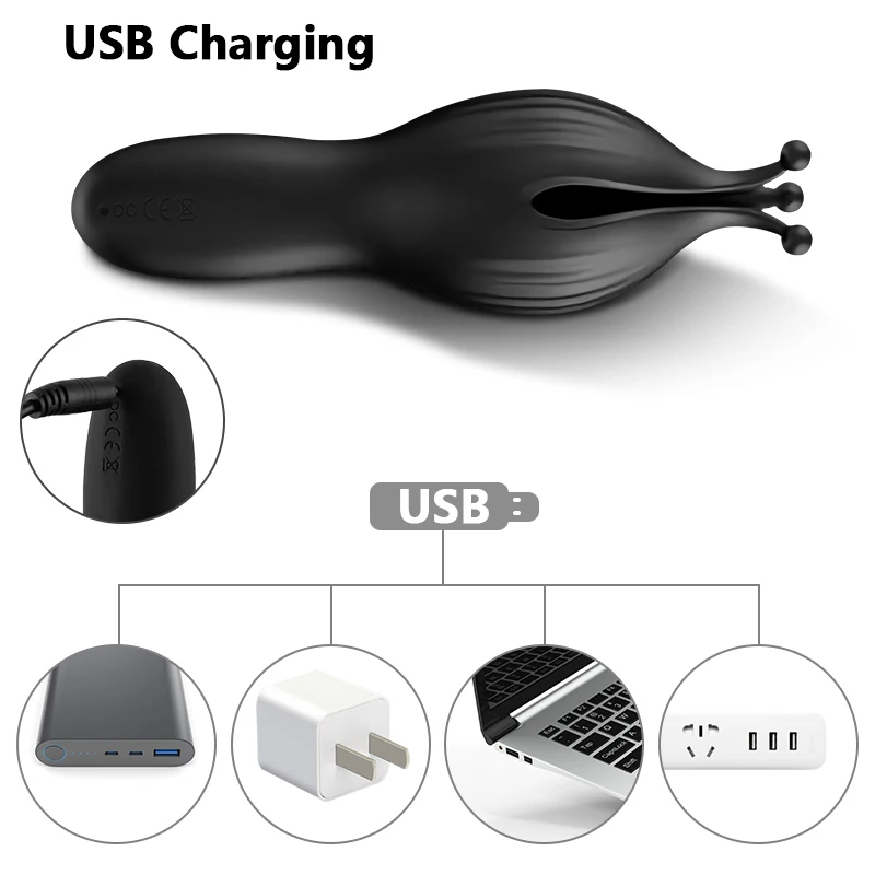 Penis Vibrator Glans Vibrator Penis Trainer Massager Sex Toy Masturbator For Men Vibrator Adult Product SW