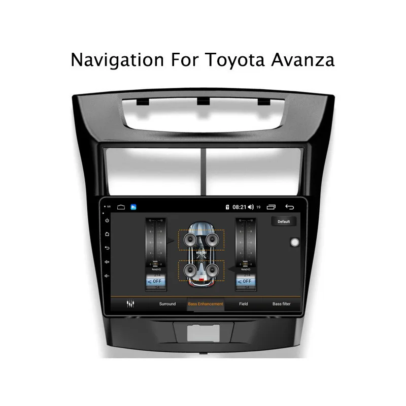 Ectwodvd 9 дюймов Andriod 8,1 автомобильный DVD gps для Toyota Avanza 2010- 4G ram 64G rom CarPlay DSP 4G LTE с wifi