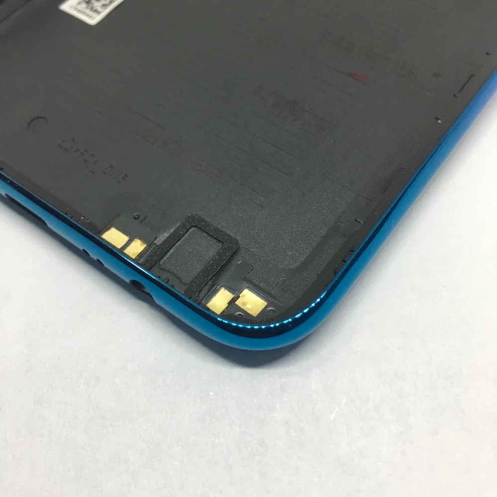 Градиентный стеклянный чехол для OPPO Realme 3 задняя крышка корпус батареи с объективом камеры