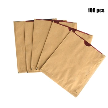 

100pcs/pack Waterproof Pouch Breathable Pest Control Double Layer Agriculture Accessory Anti Insect Fruit Protection Bag Orchard