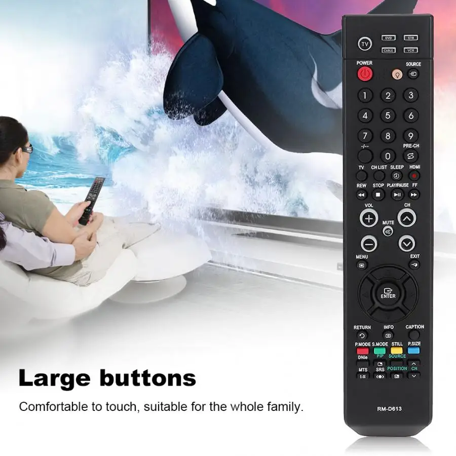 RM-D613 сменный пульт дистанционного управления для телевизоров Samsung LE26R87BD BN59-00464 AA59-00382A сменный пульт дистанционного управления