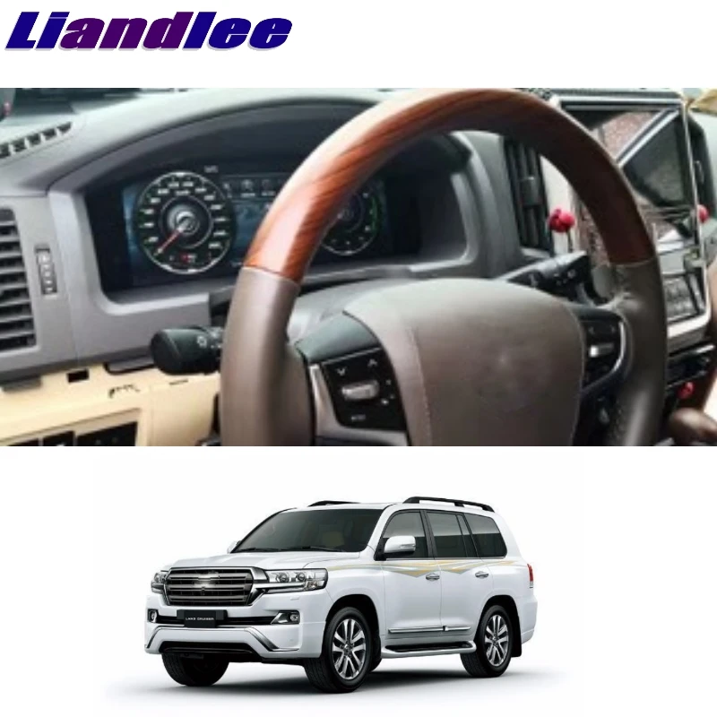 Liandlee Instrument Panel Replacement Dashboard Entertainment Android System for Toyota Land Cruiser 200 J200 LC200 Roraima