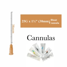 

2022 new High Quality Disposable Needle For HA Dermal Filler Injection CE Marked 18G-27G Micro Cannula Blunt Type