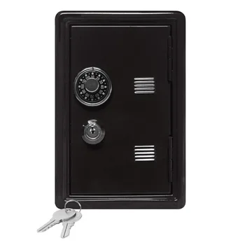 

Creative Piggy Bank Mini Atm Money Box Password Digital Coins Cash Deposit Children New Year Gift-Black