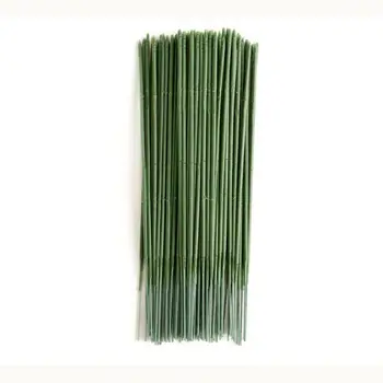 

100 Pcs Flower Rod Wire Plastic Artificial Stem Gardening Potted Decoration Plant