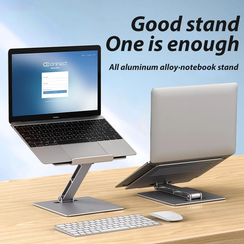 Laptop Stand Adjustable Non-slip Hollow out Desktop Holder Aluminum Load 10kg Cooling Bracket For Macbook Tablet | Автомобили и