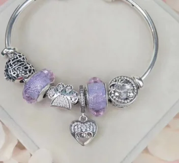 

YPD148 925 smooth opening simple fringe fashion Sterling Silver Bracelet