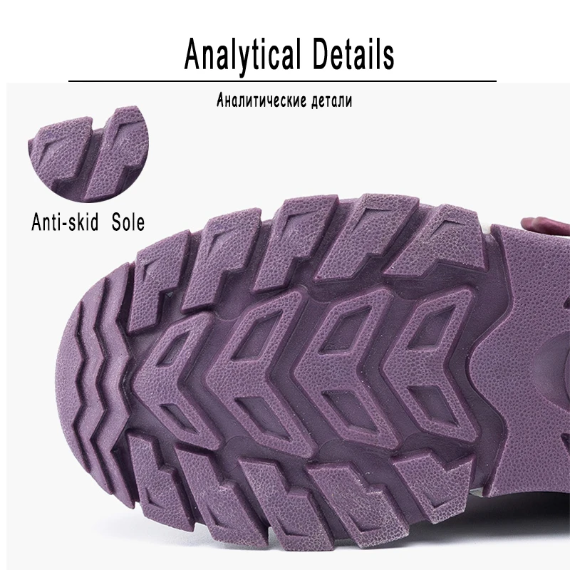 Зимние сапоги, зимняя водонепроницаемая нескользящая обувь для холодной погоды для мальчиков и девочек, теплая обувь, хлопковая обувь(для маленьких детей/больших детей