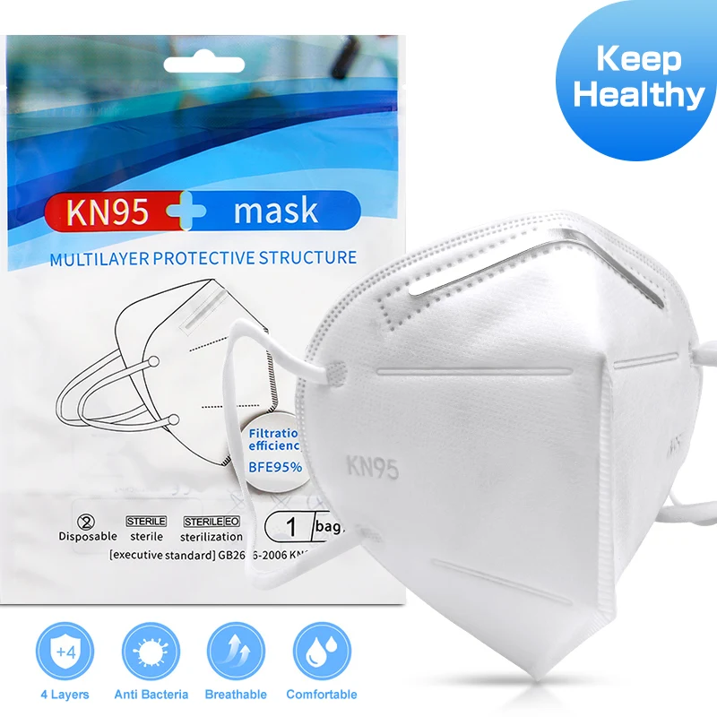 

5/50 PCS KN95 Mask Breathable Face Mask Soft Breathable KN95 Respirator adult Dust Mouth Mask PM 2.5 KN95 Mask Free shipping