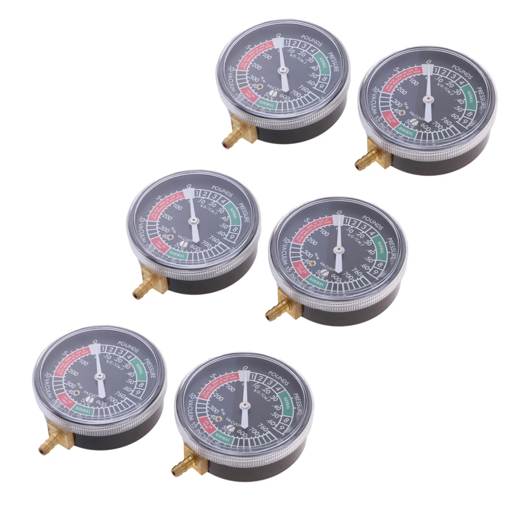 6Pcs Carburetor Carb Vacuum Gauge Synchronizer Synch Guage Meter Set
