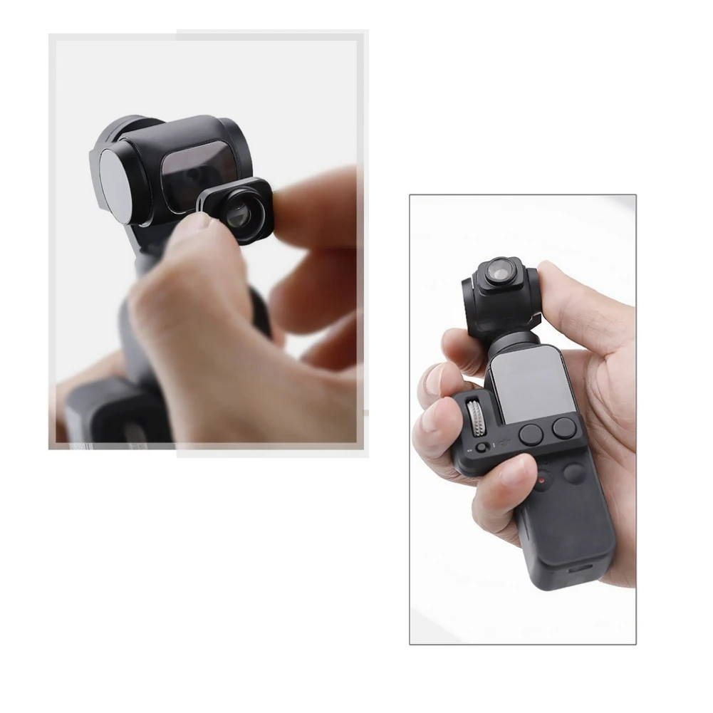 Широкоугольный магнитный фильтр с большим углом обзора для DJI OSMO, аксессуары для карманной экшн-камеры