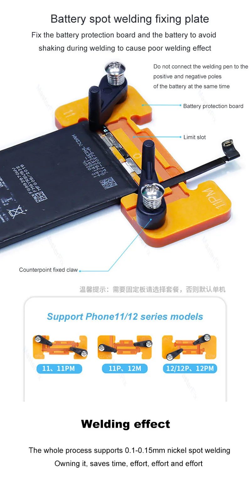 gas welding equipment QianLi Macaron Portable Spot Welding Machine for iPhone 11/12 Series Battery Flex Soldering Repair Tool Automatic/Manual best soldering iron for electronics