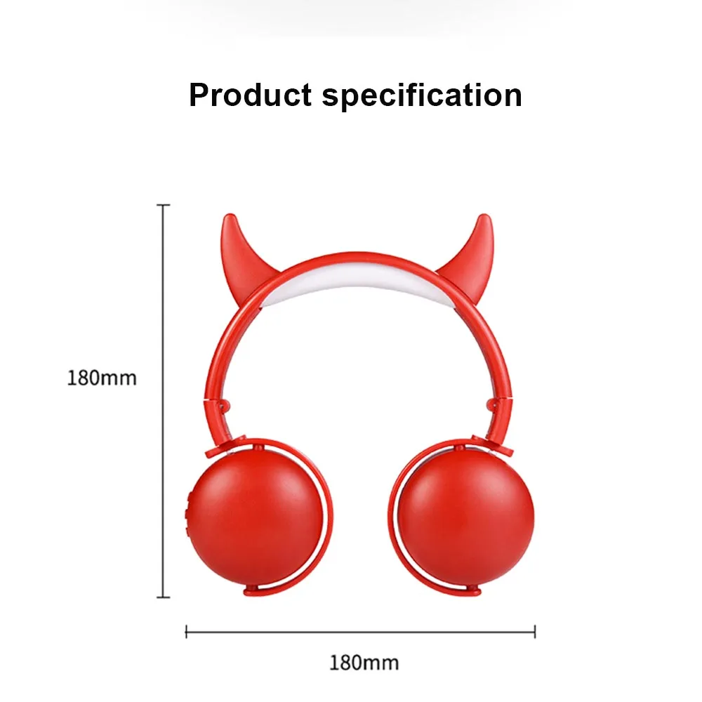 Милые кошачьи наушники Bluetooth 5,0 для девочек, детские наушники, Беспроводная складная стереогарнитура с глубоким басом, гарнитура с микрофоном