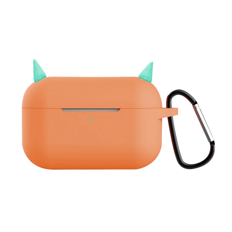 Airpods Pro Чехол devil horns жидкий силиконовый беспроводной Bluetooth чехол для airpod 3 чехол Чехол для Air Pods 3 Аксессуары для наушников - Цвет: 07