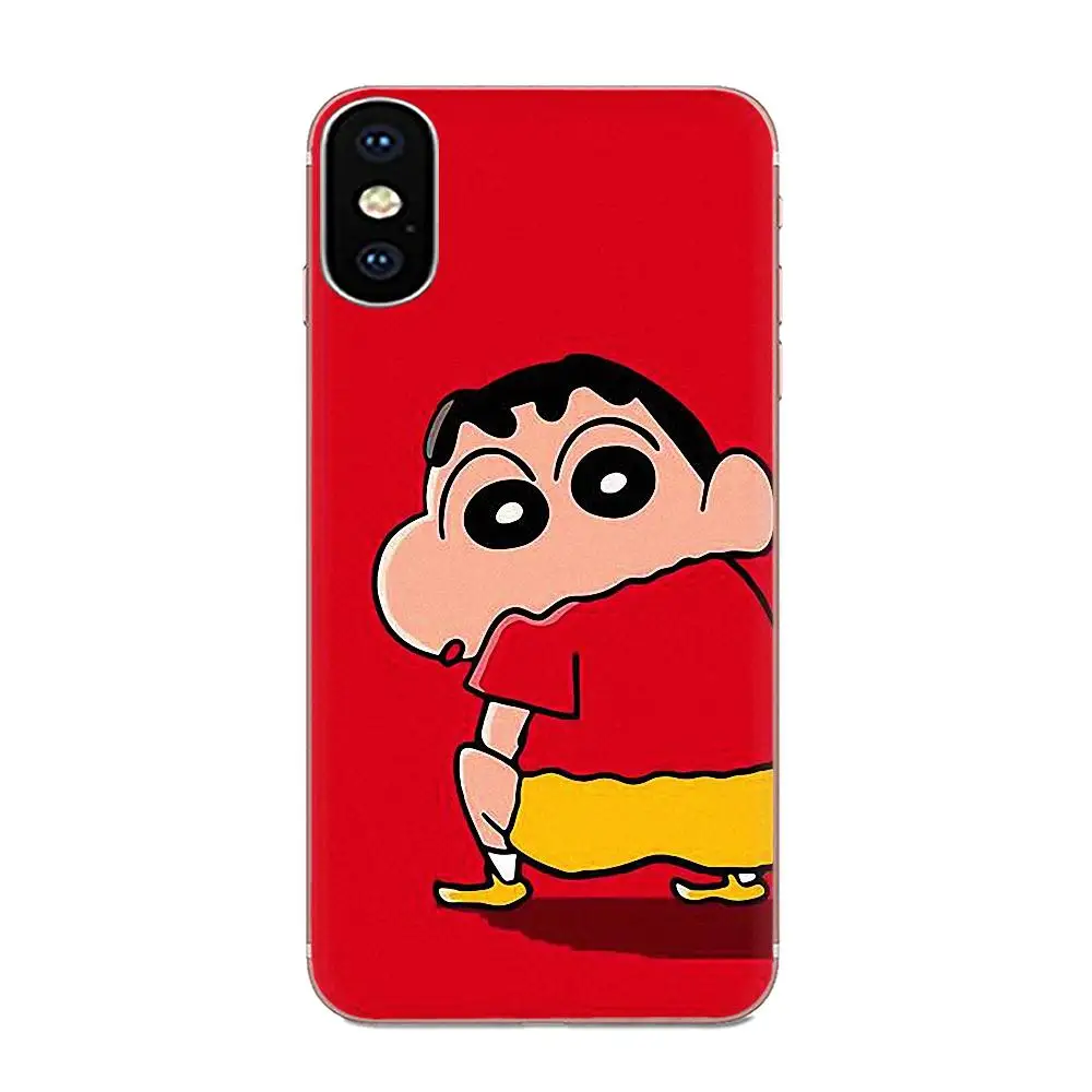 ТПУ чехлы Fundas Crayon Shin-Chan для Apple iPhone 11 Pro X XS Max XR 4 4s 5 5C 5S SE 6 6S 7 8 Plus - Цвет: as picture