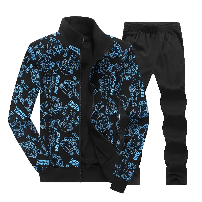 Большой размер 8XL, спортивный костюм, мужской комплект, весна-осень, мужской спортивный костюм, пальто, комплект из двух предметов, спортивный костюм, куртка+ штаны, одежда с принтом