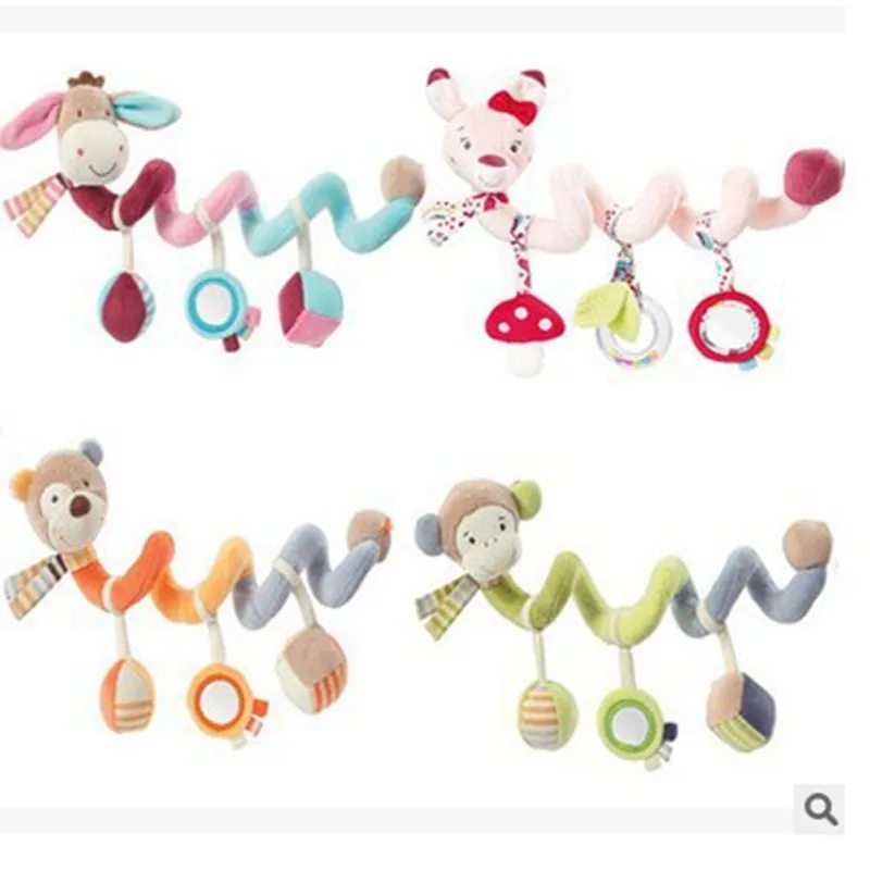 Baby Stroller Toys Crib Bed Bumpers Educational Baby Rattles Hanging