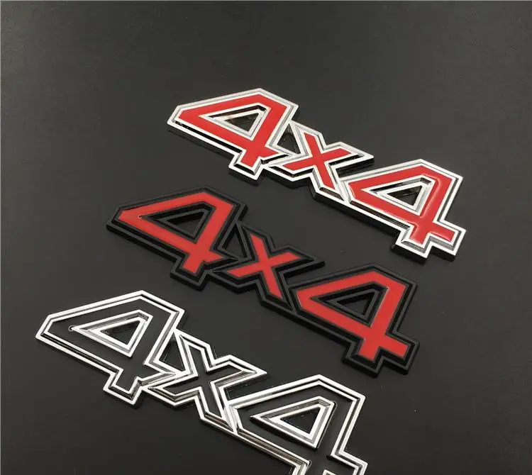 Металлическая Наклейка эмблемы из сплава 4X4 для автомобиля
