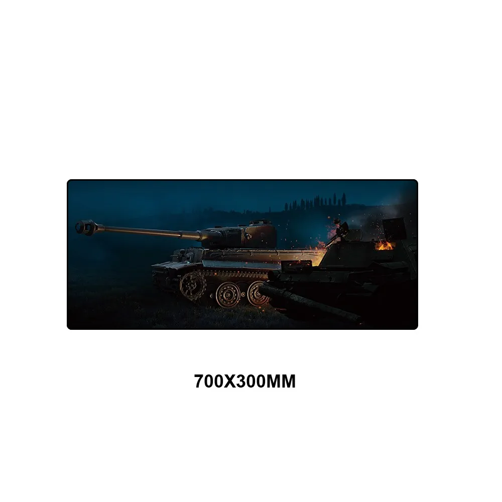 World of Tanks коврик для мыши большой Противоскользящий геймерский игровой коврик для мыши Keyborad коврик для мыши для ноутбука водонепроницаемый коврик для мыши защита стола - Цвет: TKSJ-019