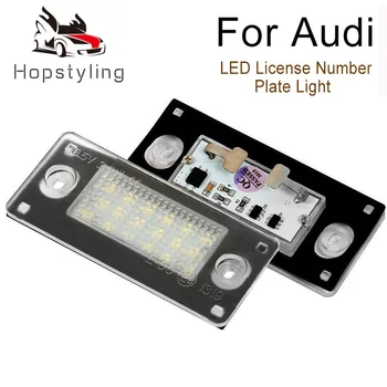 

2x Free Error LED rear number plate light For Audi A4 S4 Avant 1999~2001 RS4 B5 A3 2001~2003 car styling accessory parts