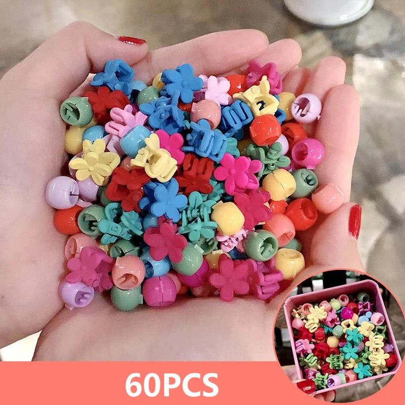 50/100 шт мини заколки для волос милые Цвет цветок Заколки для волос для девочек заколки для волос косы Для женщин Головные уборы аксессуары для волос