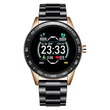 

Alloy Band Smart Watch Heart Rate Blood Pressure Monitor Men Sport Multifunction Mode Fitness Tracker Waterproof Smartwatch